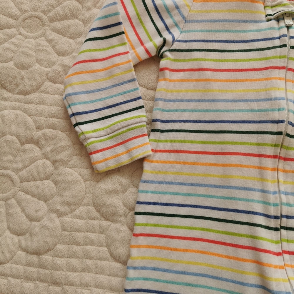 🌺SOLD🌺Gap Baby 100% Organic Cotton First Favorite One-Piece 18-24m - Picture 5 of 8
